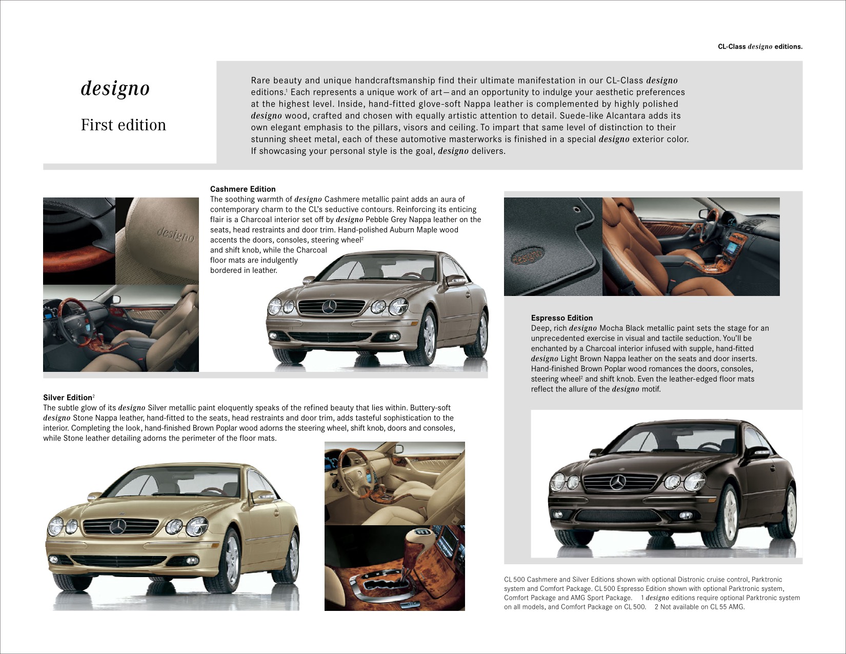 2005 Mercedes-Benz CL-Class Brochure Page 20